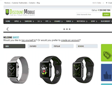 Tablet Screenshot of discountmobiles.biz